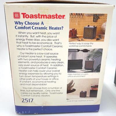 TOASTMASTER 2517 COMFORT CERAMIC SMALL SPACE HEATER