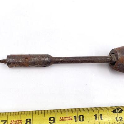 VINTAGE PRIMITIVE HAND CRANK SCREWDRIVER