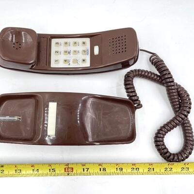 SOUTHWESTERN BELL SLEEKLINE BROWN LANDLINE TELEPHONE
