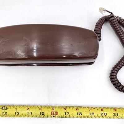 SOUTHWESTERN BELL SLEEKLINE BROWN LANDLINE TELEPHONE