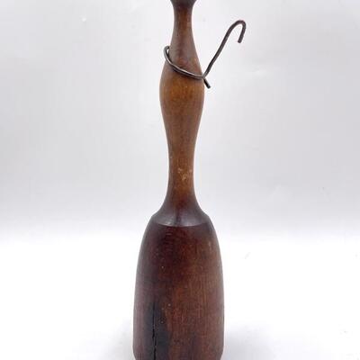 PRIMITIVE-STYLE WOODEN MASHER/PESTLE