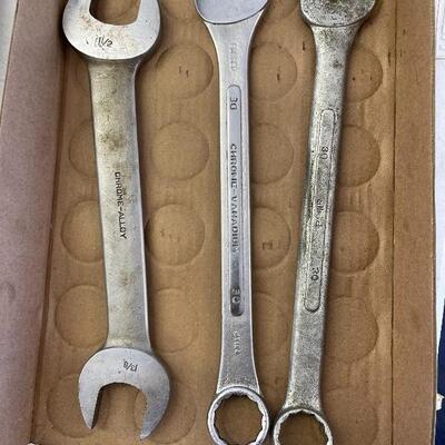 897-Large Set of Open/Closed End Wrenches