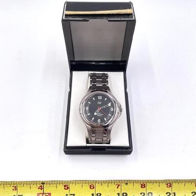 GEORGE FOREMAN STAINLESS STEEL MENâ€™S WATCH