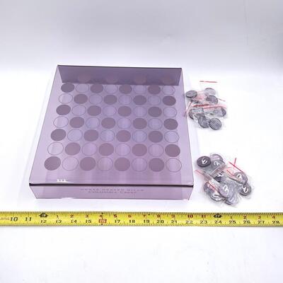 PURPLE ACRYLIC CHECKERBOARD - â€œHORSE HEAVEN HILLS COLUMBIA CRESTâ€