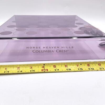 PURPLE ACRYLIC CHECKERBOARD - â€œHORSE HEAVEN HILLS COLUMBIA CRESTâ€