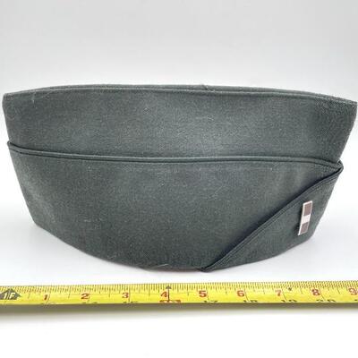 GENUINE U.S. ARMY GARRISON GREEN WOOL CAP SIZE 7 1/4