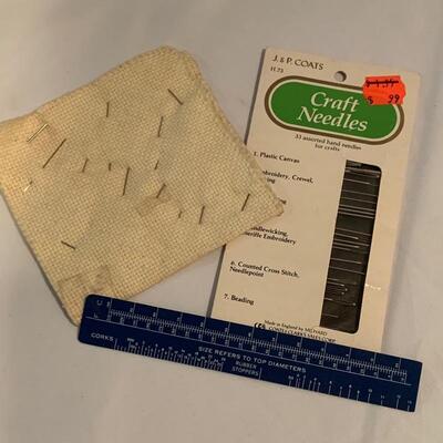 Lot 263 - Cross Stitch, Embroidery Thread, and Crafts Galore!
