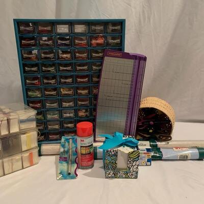 Lot 263 - Cross Stitch, Embroidery Thread, and Crafts Galore!