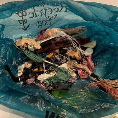 Lot 263 - Cross Stitch, Embroidery Thread, and Crafts Galore!