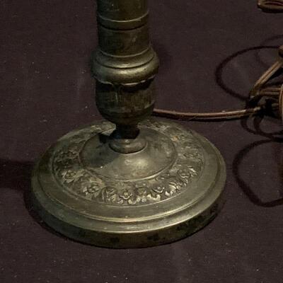 Lot 267 - Two Vintage Metal Lamps