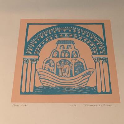 Lot 269 - â€œOur Arkâ€ Signed Art by Marion A. Baker