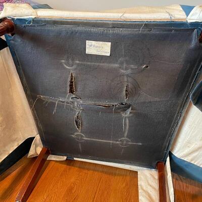 Lot 271 - Vintage Chair w/ Cover & Matching Bed Covers 