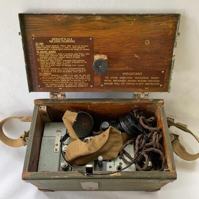Lot 17 - WWII Era Fullerphone MK V Telegraph