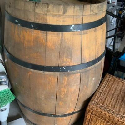 Wooden Wine Barrell