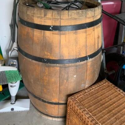 Wooden Wine Barrell