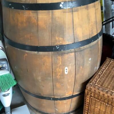 Wooden Wine Barrell