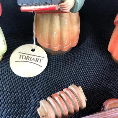 Miniature Musical Instrument Angel Figurines Anri Toriart
