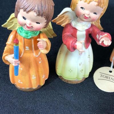 Miniature Musical Instrument Angel Figurines Anri Toriart