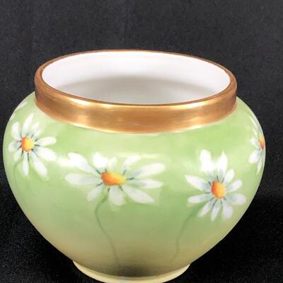 Vintage Daisy Flower Limoges Frances Trinket Planter Vase Bowl