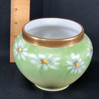 Vintage Daisy Flower Limoges Frances Trinket Planter Vase Bowl