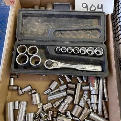 904-Large Selection of Socket Wrench Sets