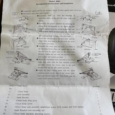 909-Car Battery Charger, New Residential Door Closer