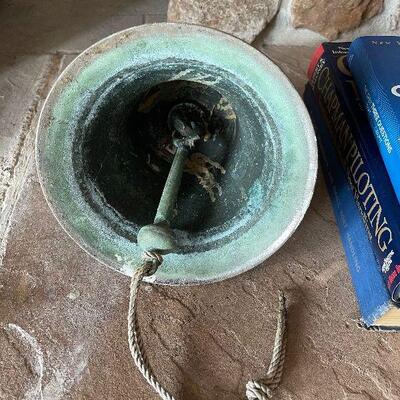 Lot 37 - Vintage Boat Bell and Boating Books
