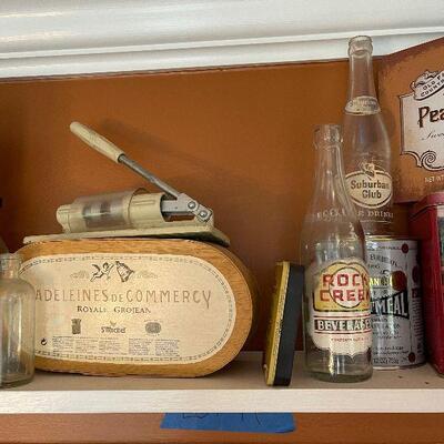 Lot 41 - Vintage Cans, Bottles and Other Items