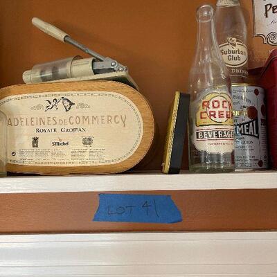 Lot 41 - Vintage Cans, Bottles and Other Items