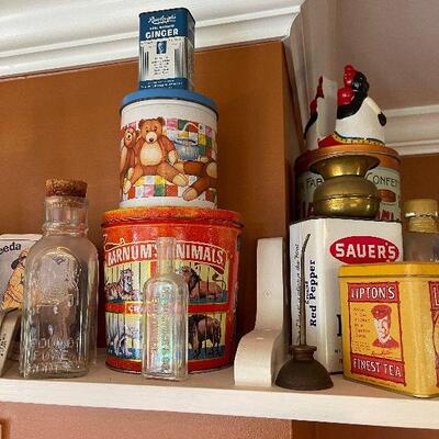 Lot 41 - Vintage Cans, Bottles and Other Items