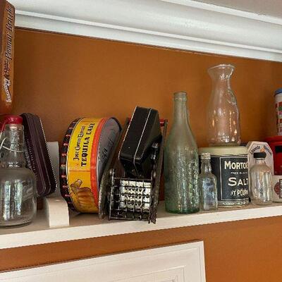 Lot 41 - Vintage Cans, Bottles and Other Items