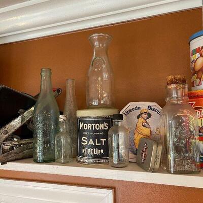 Lot 41 - Vintage Cans, Bottles and Other Items