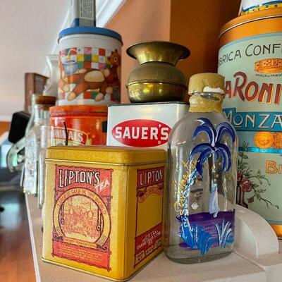 Lot 41 - Vintage Cans, Bottles and Other Items