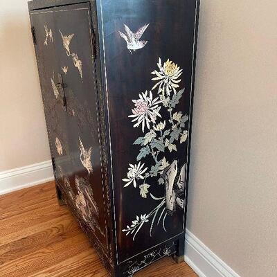 Lot 42 - Oriental Cabinet Filled with Mikasa China