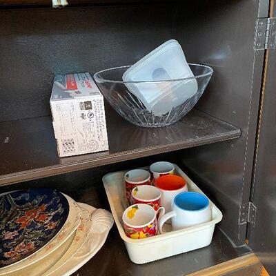 Lot 43 - Drexel Oriental China Cabinet and Contents