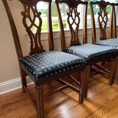 Lot 45 - 4 Upholstered Dining Chairs