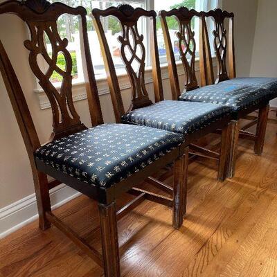 Lot 45 - 4 Upholstered Dining Chairs