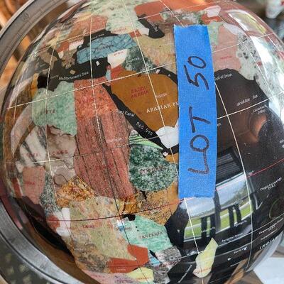 Lot 50 - Gemstone Globe