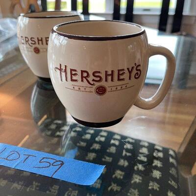 Lot 59 - Hershey's Chocolate Mugs