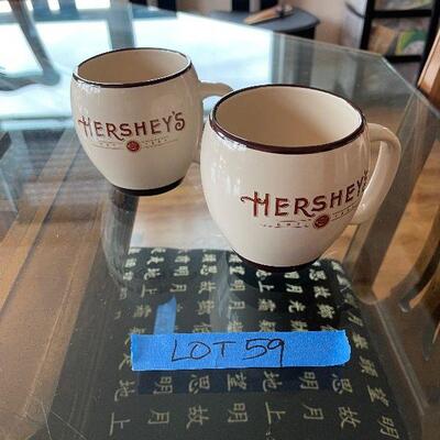 Lot 59 - Hershey's Chocolate Mugs