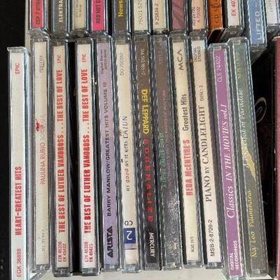 Lot 68 - Books, Cd's, DVD's, Cassetes and a Carry Case 