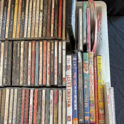 Lot 68 - Books, Cd's, DVD's, Cassetes and a Carry Case 