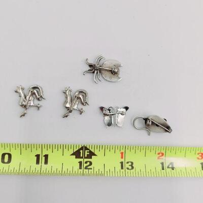 SMALL INSECT/ BIRD PIN/ BROOCH BUNDLE 