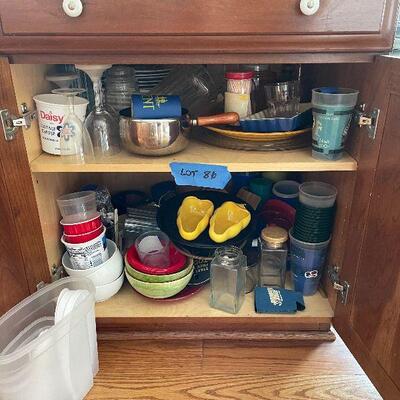 Lot 86 - Glassware and Kitchen Items