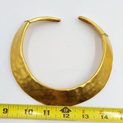 GOLD TONED "CHOKER" 4 PC 