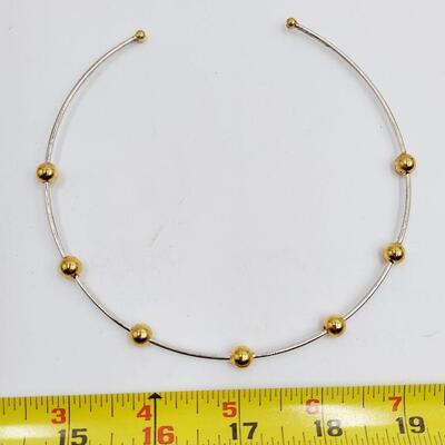 GOLD TONED "CHOKER" 4 PC 