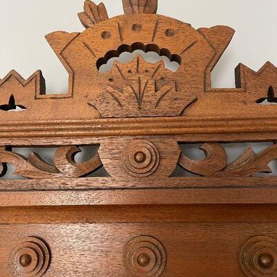 Lot 94 - Antique Marble Top Dresser with Mirror