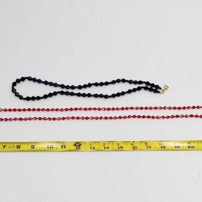 2 PC VINTAGE NECKLACES 