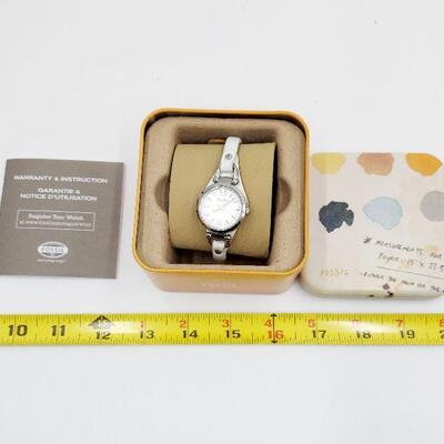WOMENS LEATHER BAND FOSSIL WATCH 