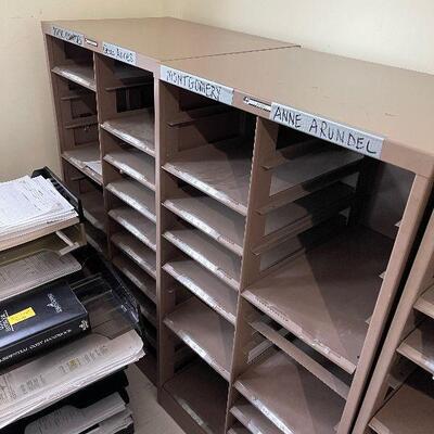 Lot 110 - Office Shelf Organizers